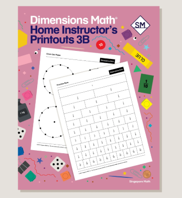 DIMENSIONS MATH HOME INSTRUCTOR'S PRINTOUTS 3B