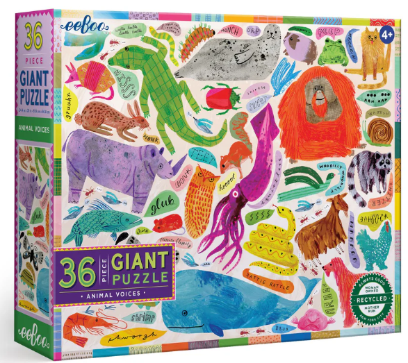 PUZZLE: ANIMAL VOICES GIANT 36 PIECES