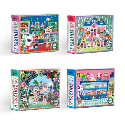 YUMI'S MINI PUZZLE ASSORTMENT 36 PIECES