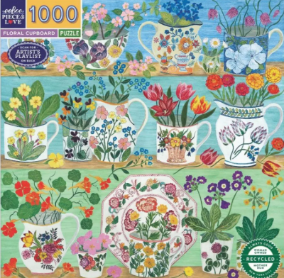 PUZZLE: FLORAL CUPBOARD 1000 PIECES