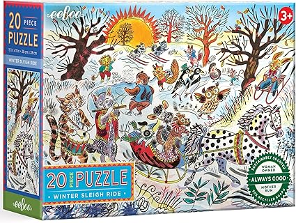 PUZZLE: WINTER SLEIGH RIDE 20 PIECES