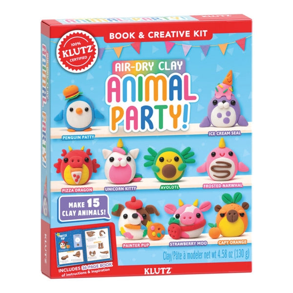 KLUTZ: AIR-DRY CLAY ANIMAL PARTY