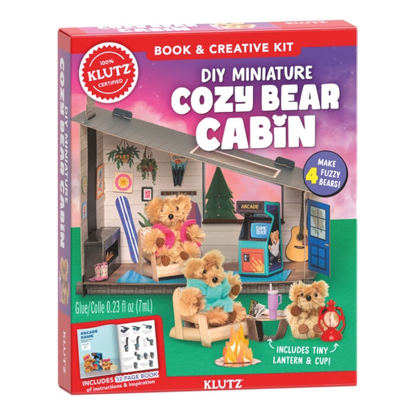 KLUTZ: DIY MINIATURE COZY BEAR CABIN
