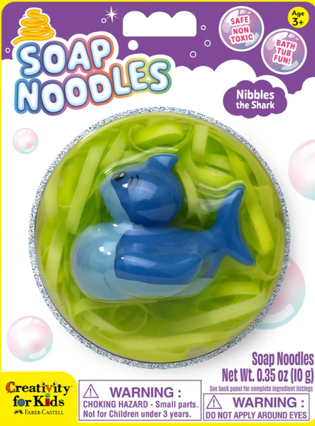 SOAP NOODLES NIBBLES THE SHARK