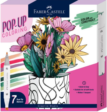 POP-UP COLORING: WILDFLOWER BUNCH