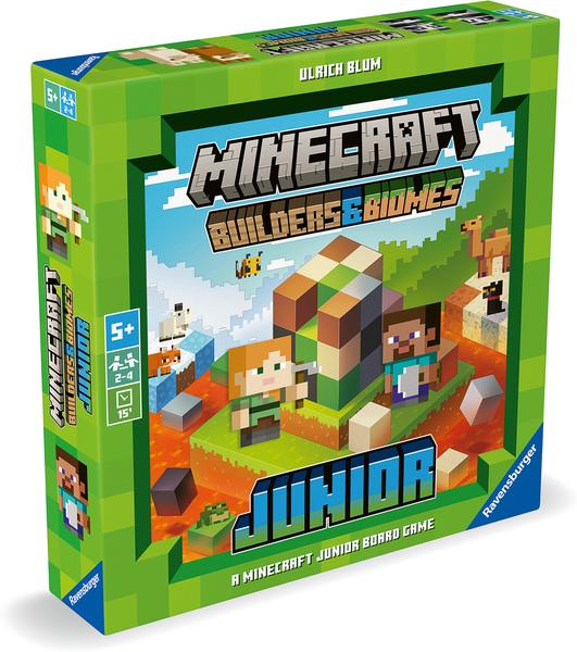 MINECRAFT BUILDERS AND BIOMES JUNIOR BOARD GAME