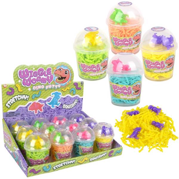 WIGGLE WORMY DINO PUTTY