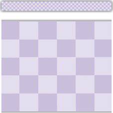 BORDER: COLOR CRUSH PURPLE CHECKERS