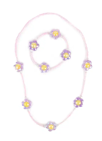 CRAZY FOR DAISES NECKLACE & BRACELET SET