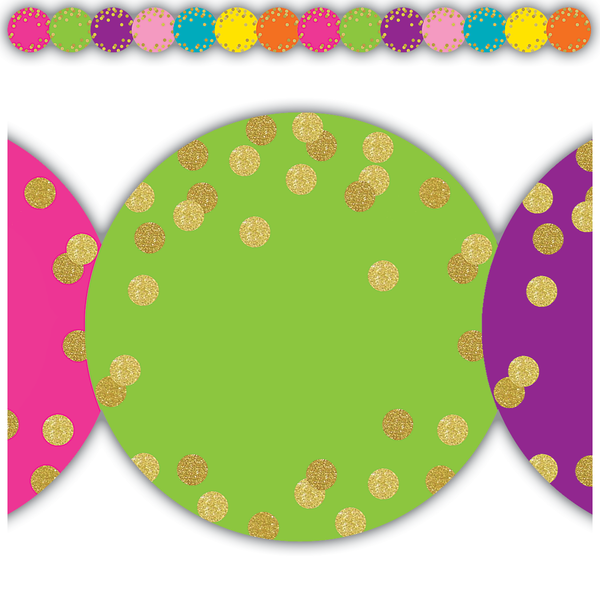 BORDER: CONFETTI CIRCLES DIE-CUT