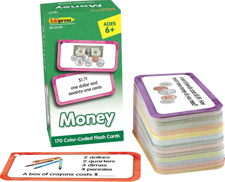 FLASH CARDS: MONEY 170 COUNT