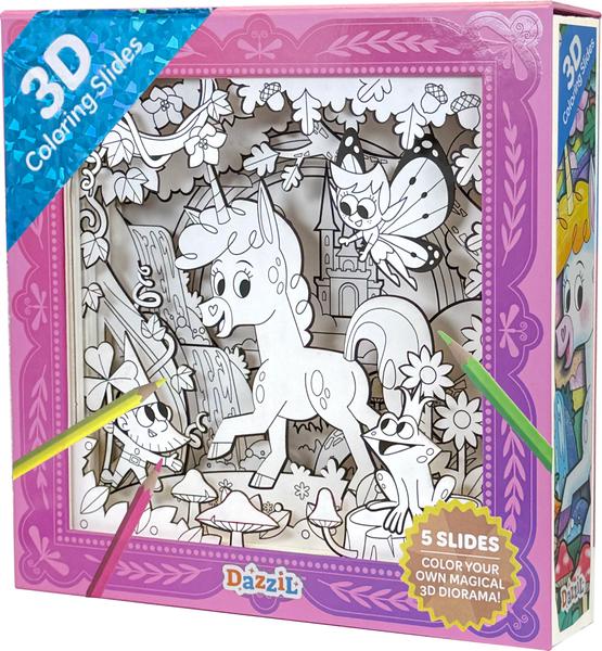 3D COLORING: UNICORN
