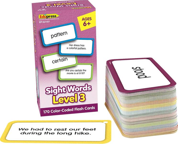 FLASH CARDS: SIGHT WORDS LEVEL 3