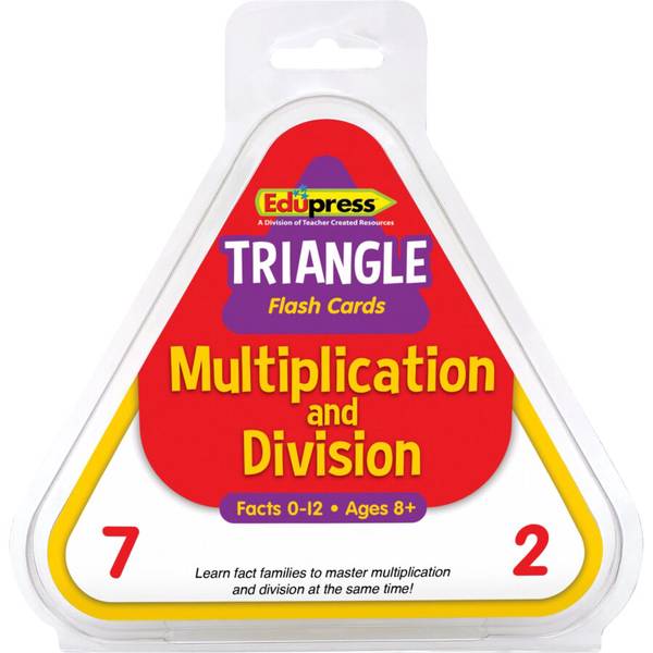 FLASH CARDS: TRIANGLE MULTIPLICATION AND DIVISION