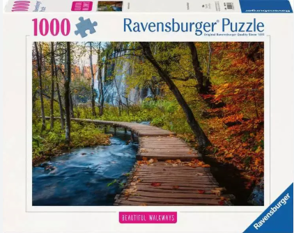 PUZZLE: AUTUMNAL WOODEN TRAIL 1000 PC