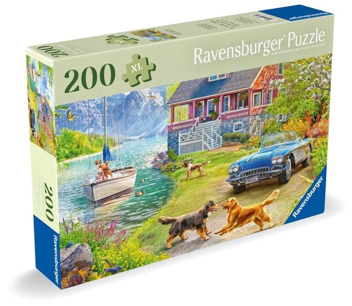 PUZZLE: SUMMER LAKE HOUSE 200 PC