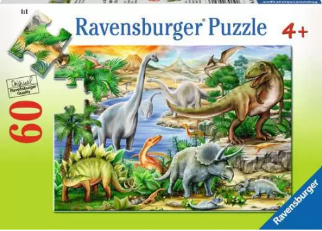 PUZZLE: PREHISTORIC LIFE 60 PC
