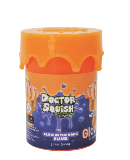 DOCTOR SQUISH GLOW IT! SLIME ASSORTED