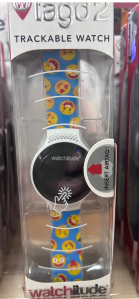TAG'D 2 TRACKABLE WATCH- HAPPY