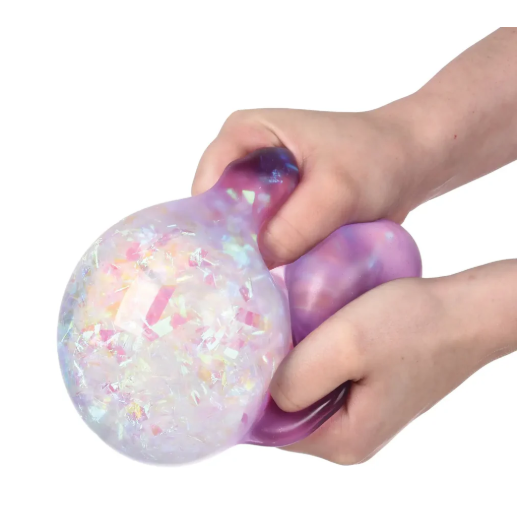 SQUEEZE BALL WITH STRIPS