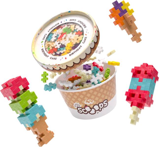 PLUS PLUS SCOOPS: BIRTHDAY CAKE