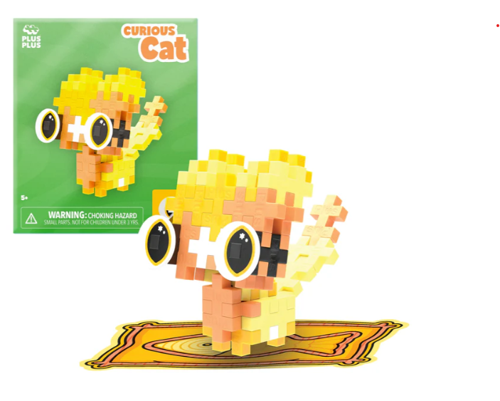 PLUS PLUS PET PACKET: CURIOUS CAT