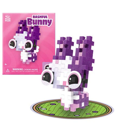 PLUS PLUS PET PACKET: BASHFUL BUNNY