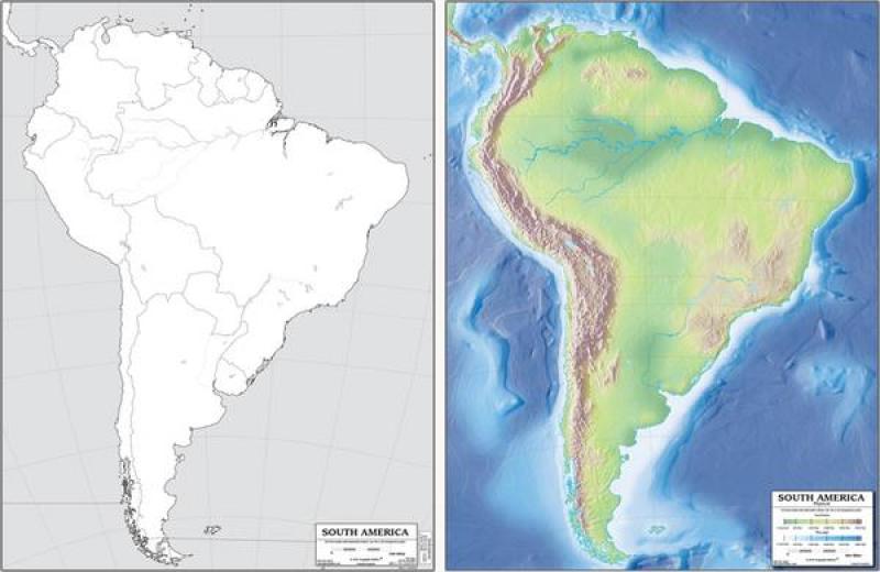 MARK-IT MAP: SOUTH AMERICA