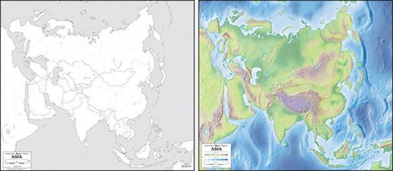 MARK-IT MAP: AUSTRALIA/ASIA TWO SIDED
