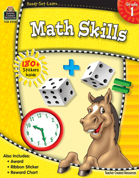 READY SET LEARN: MATH SKILLS GRADE 1