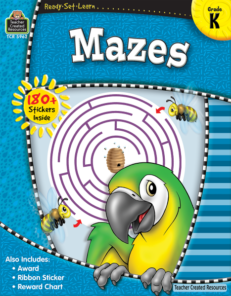 READY SET LEARN: MAZES GRADE K