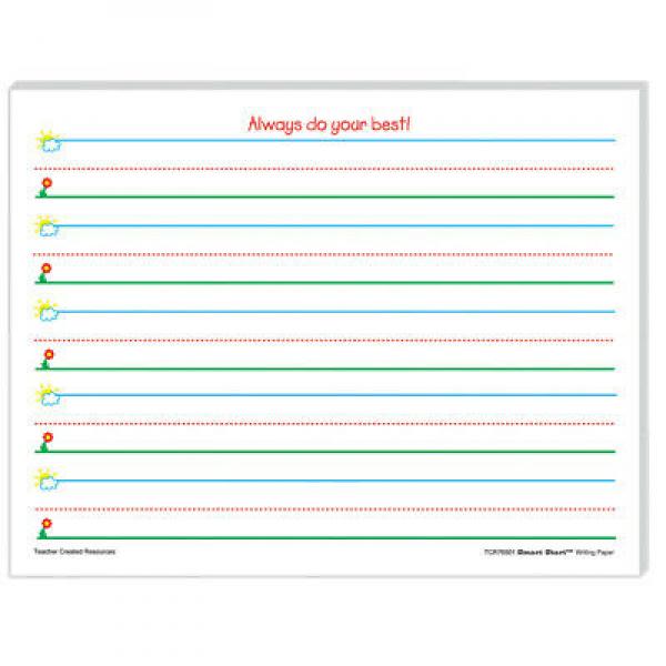 SMART START: K-1 WRITING PAPER 100 SHEETS