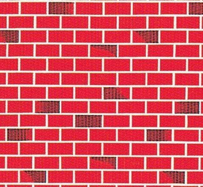 FADELESS PAPER: 48"X12' TU-TONE BRICK