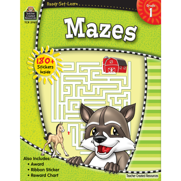 READY SET LEARN: MAZES GRADE 1