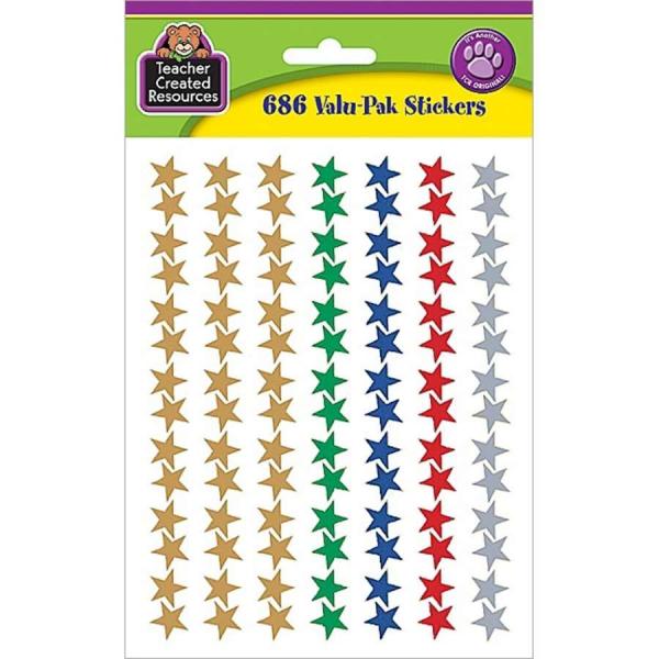 STICKERS: FOIL STARS