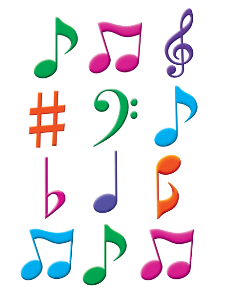 MINI ACCENTS: MUSICAL NOTES