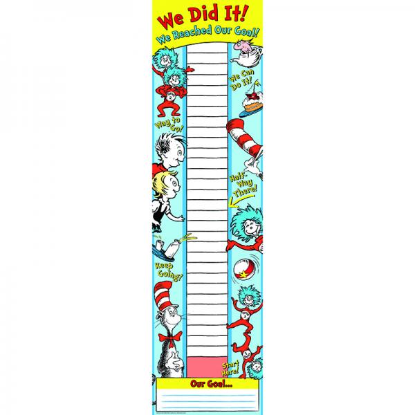 BANNER: DR. SEUSS GOAL SETTING 4 FOOT VERTICAL BANNER