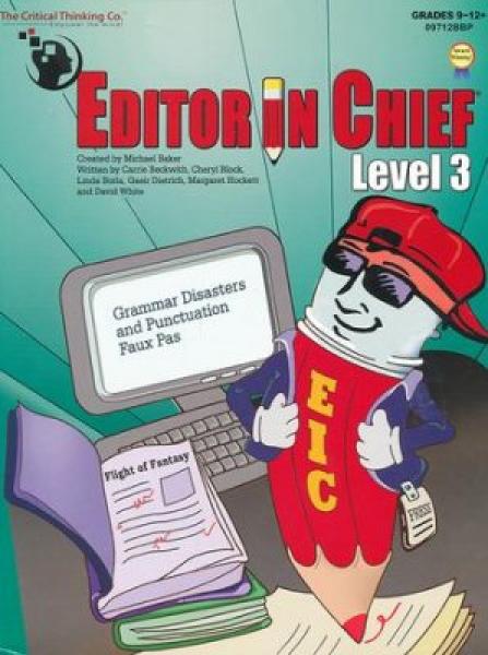 EDITOR IN CHIEF LEVEL 3 GRADE 9-12