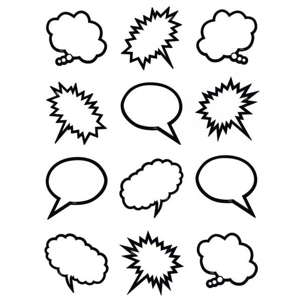 MINI ACCENTS: SPEECH/THOUGHT BUBBLES