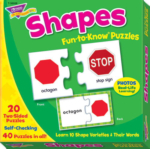 FUN-TO-KNOW PUZZLES: SHAPES
