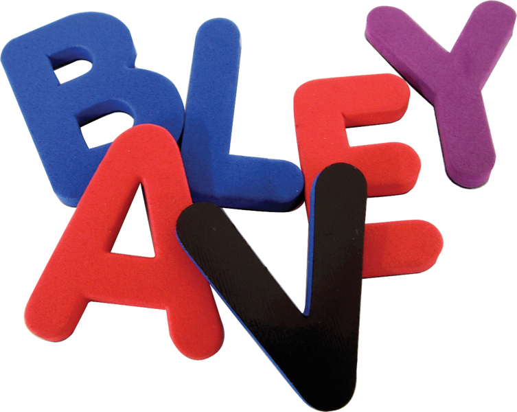 MAGNETIC FOAM UPPERCASE LETTERS