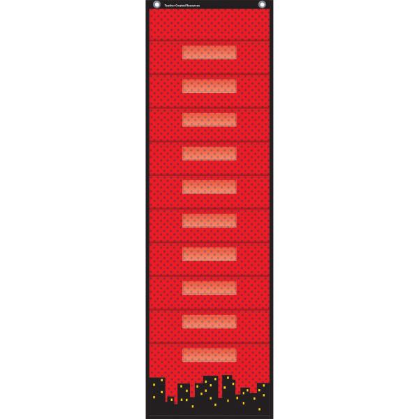 POCKET CHART: SUPERHERO FILE STORAGE