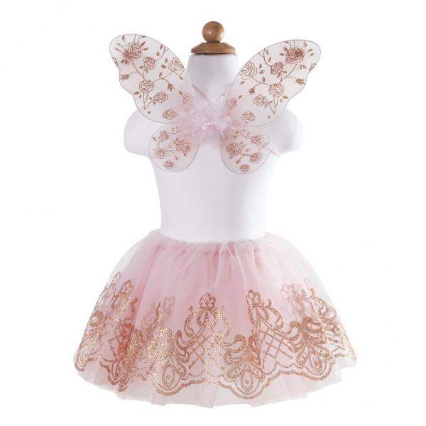ROSE GOLD TUTU & WINGS SET SIZES 4-6