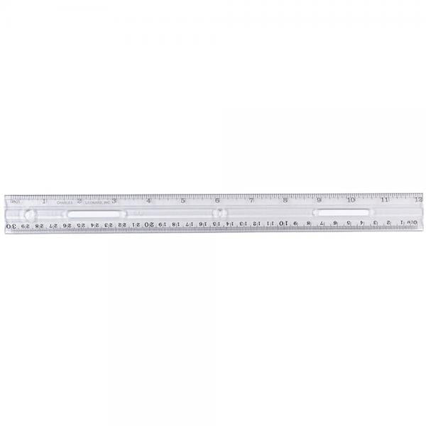 RULER: 12" PLASTIC