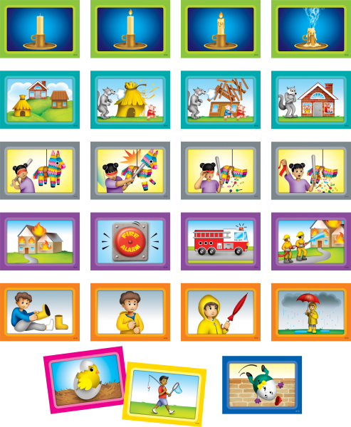 POCKET CHART CARDS: 4-SCENE SEQUENCING