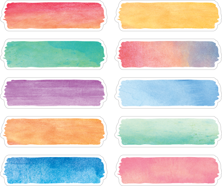 LABELS: WATERCOLOR