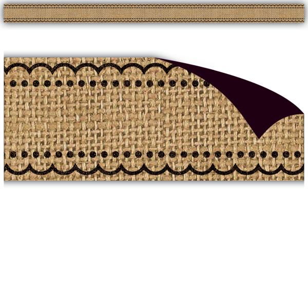 MAGNETIC BORDER: BURLAP