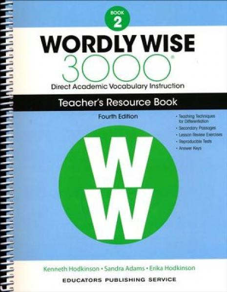 3000:　GUIDE　4TH　ED　BOOK　WISE　WORDLY　TEACHER