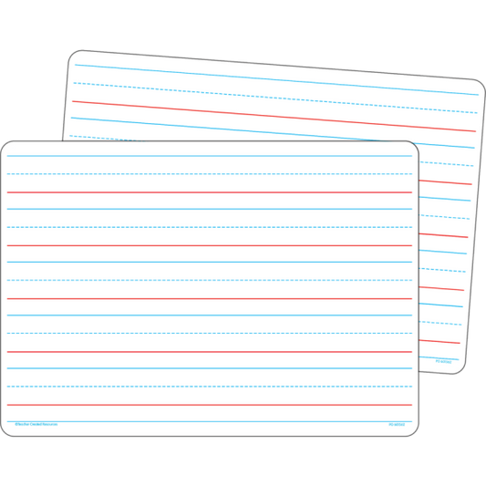 DRY ERASE BOARDS: DOUBLE-SIDED 10 PACK