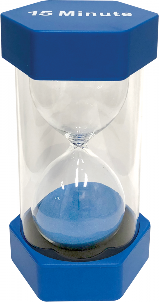 SAND TIMER: 15 MINUTE LARGE